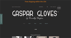 Desktop Screenshot of gaspargloves.com