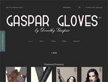 Tablet Screenshot of gaspargloves.com